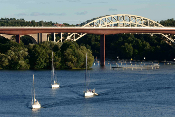 Arsta Bridge in Stockholm (Sweden)