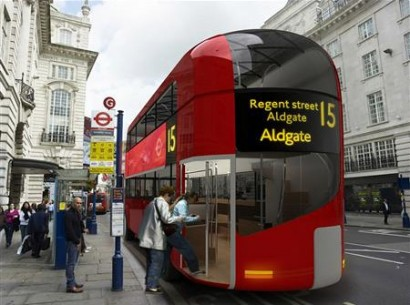 Nouveau design de bus de Londres (UK)