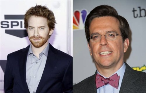 Seth Green and Ed Helms (1974, 39 years old)