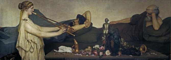 Cena de Pompeia, ou a sesta (Alma Tadema, Sir Lawrence)