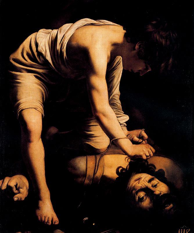David vainqueur de Goliath (Caravaggio)