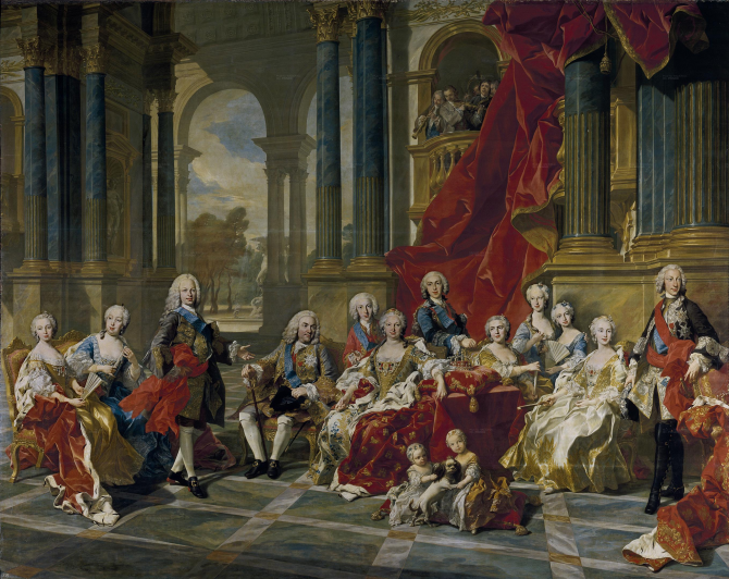 Die Familie von Felipe V (Loo, Louis Michel van)