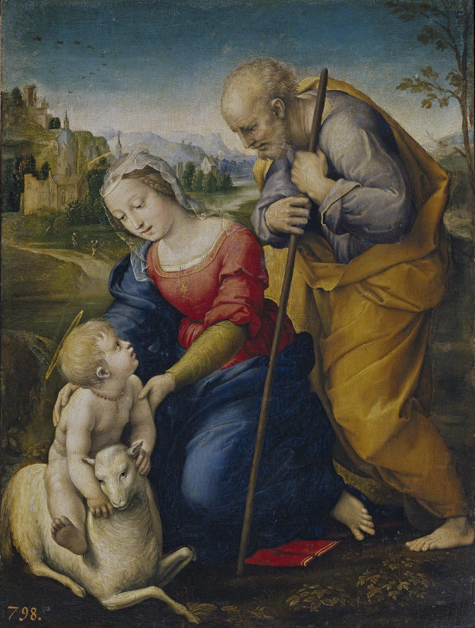 Heilige Familie des Lammes (Rafael)