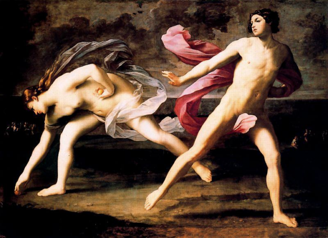 Hippomenes dan Atlanta (Guido Reni)