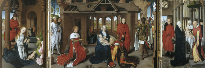 Nativité Adoration des rois Purification (Memling, Hans)