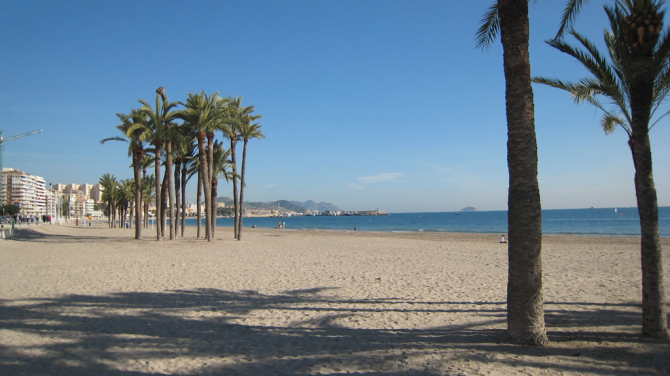 Playa Centro de Villajoyosa (Alicante)