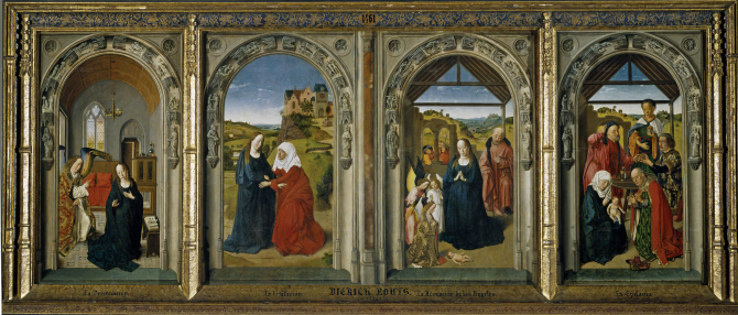 Triptych dari kehidupan Sang Perawan (Bouts, Dirk)