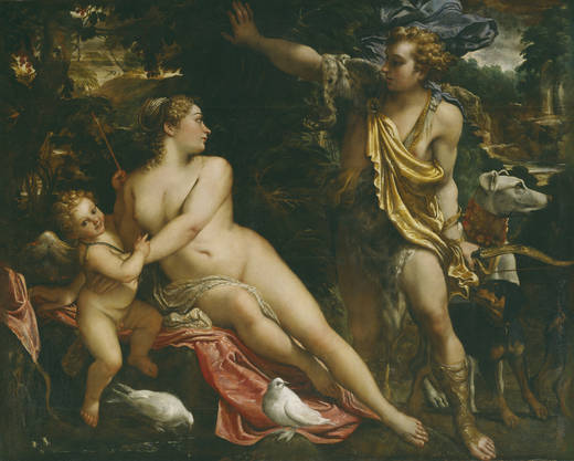 Venus, Adonis und Amor (Carracci)