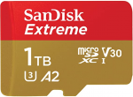 Das Beste: SanDisk Extreme microSDXC 1 TB Klasse 10 U3 A2 V30