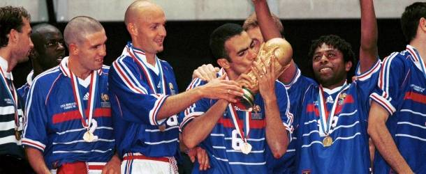 1998, Frankrike 3 - 0 Brasilien
