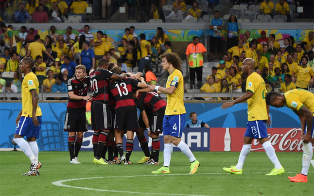 2014: Brasilien 1 - 7 Tyskland