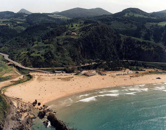 Laga plage d'Ibarrangelu (Vizcaya)