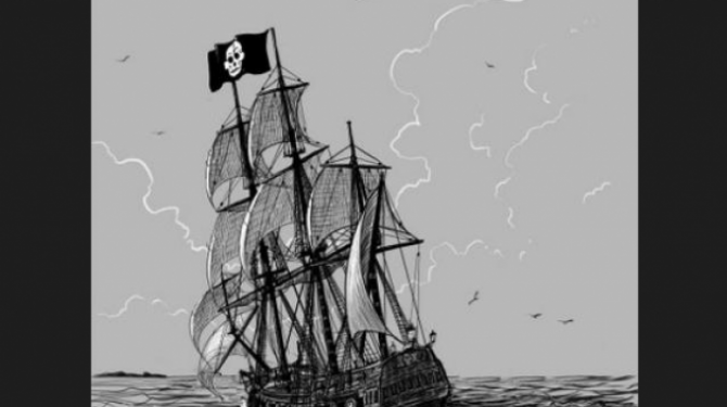 Objetos e animais que acompanham piratas