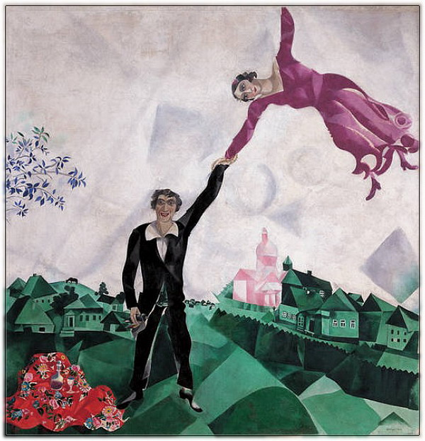 La camminata di Marc Chagall