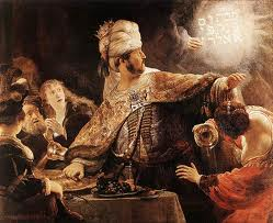 La festa di Baltasar de Rembrandt