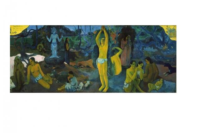Woher kommen wir Wer wir sind Wohin gehen wir? von Paul Gauguin