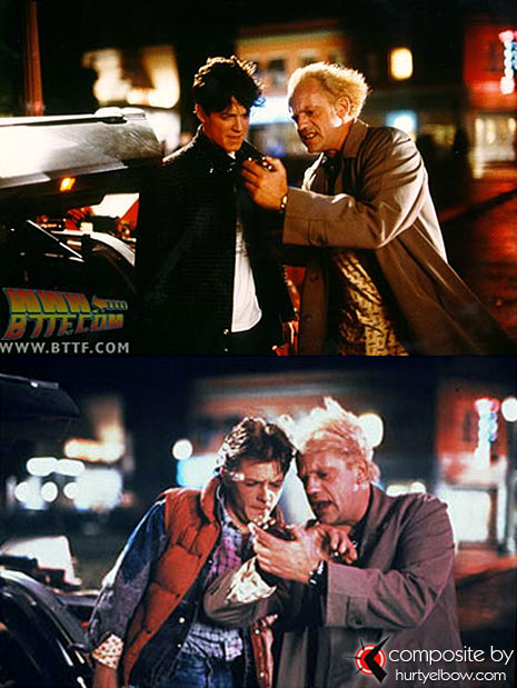 Marty McFly dalam Back to the Future (1985). 