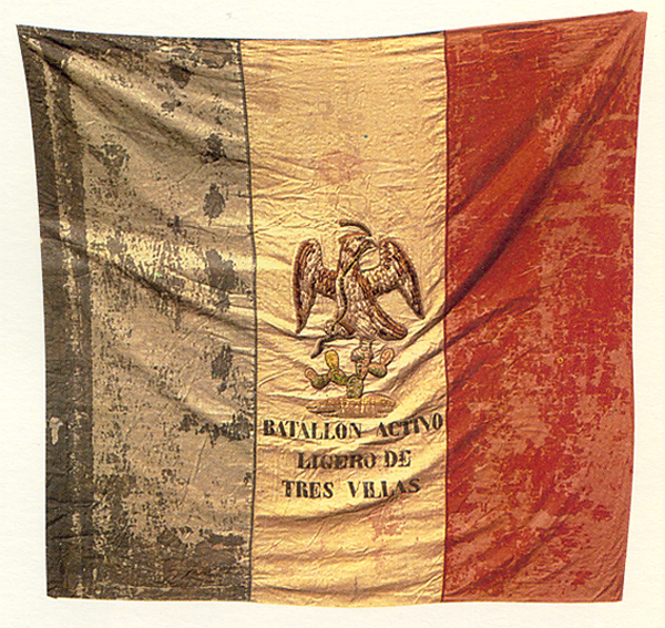 Флаг Три Виллы Полка (1823)