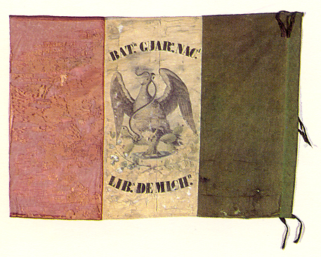 ミチョアカン州兵大隊の旗