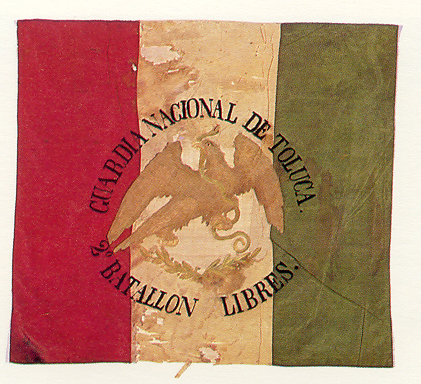 Bandeira do Batalhão Leve de Toluca
