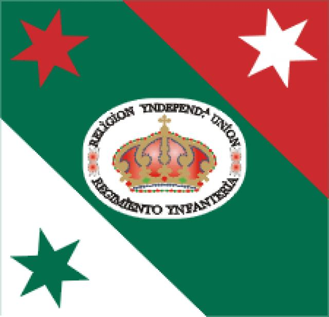 Bandeira do Regimento de Infantaria de Iturbide