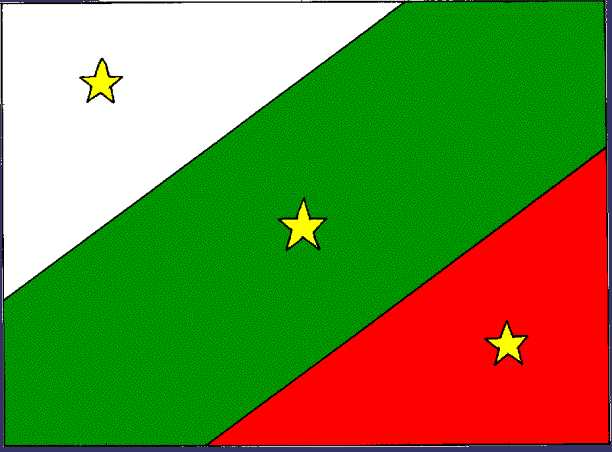 Flagge der drei Garantien (1823-1845)