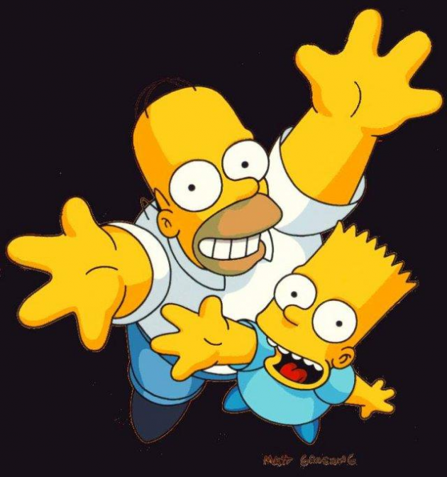 Bart and Homer