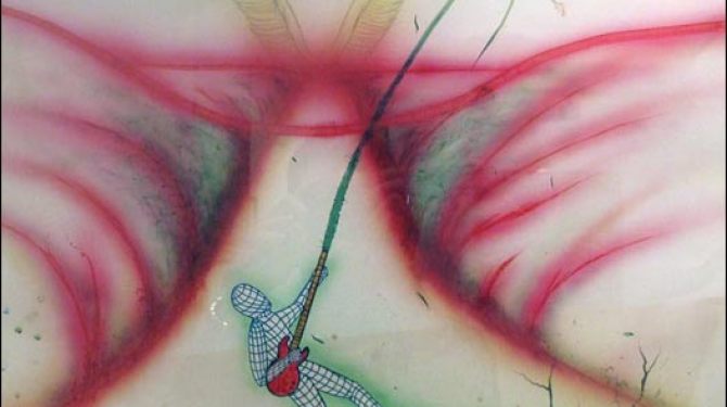  Gambar  dan  lukisan karya kurt cobain