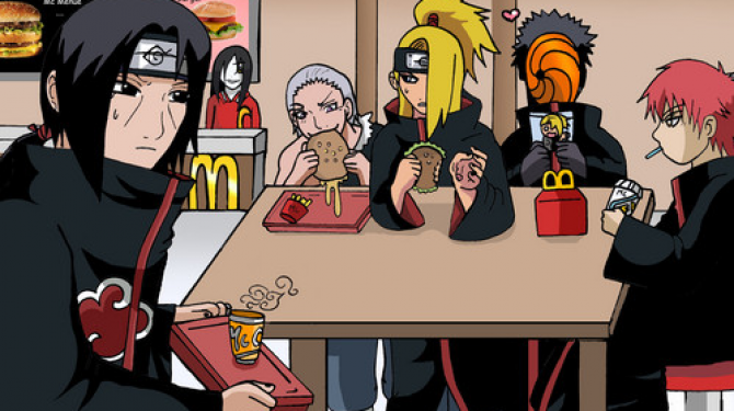 Favorite meals of Naruto characters