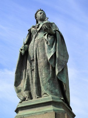 Standbeeld van koningin Victoria