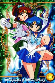 Sailor Jupiter et Sailor Mercury