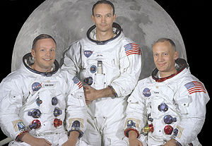 Neil Armstrong, Michael Collins und Edwin E. Aldrin