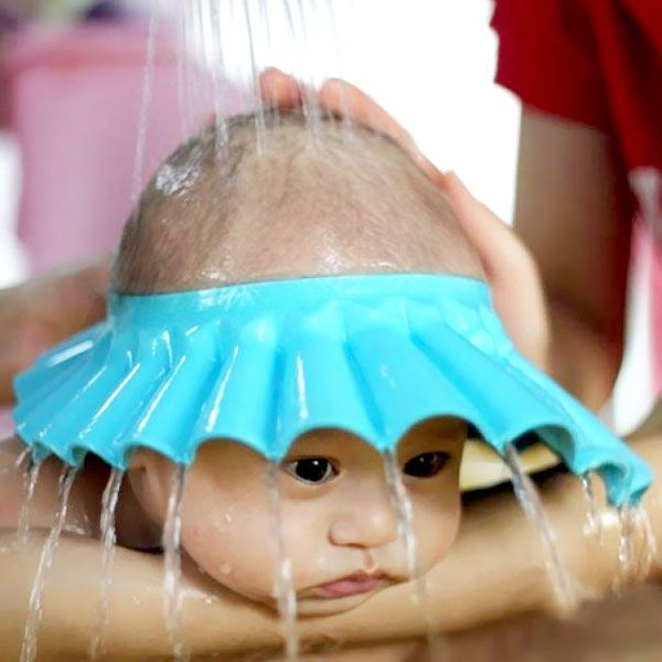 Anti-crying shower cap