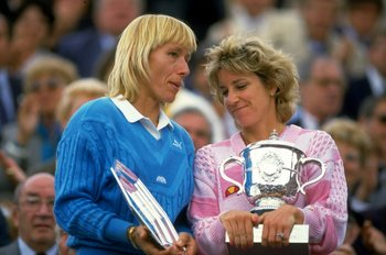 ナブラチロワ-クリスエバート（Roland Garros 1985）