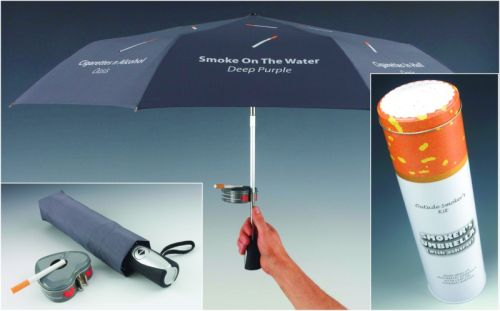 Umbrella for smokers