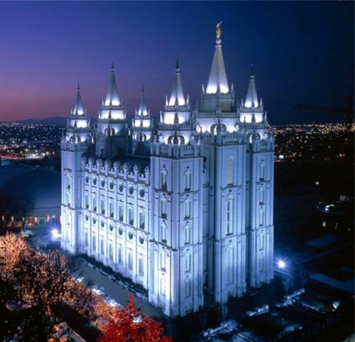 Chrám Salt Lake City USA (Mormon)