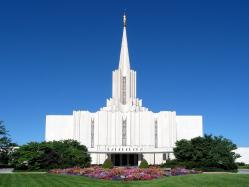 Tempel van de rivier de Jordaan Utah (Mormon)