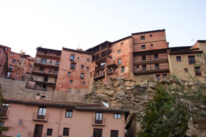 Hängende Häuser von Albarracín (Provinz Teruel)