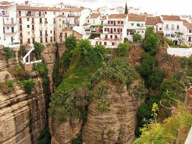 Hängende Häuser von Ronda (Provinz Malaga)