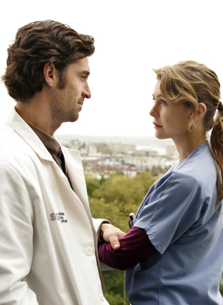Meredith und Derek (Ellen Pompeo und Patrick Dempsey)