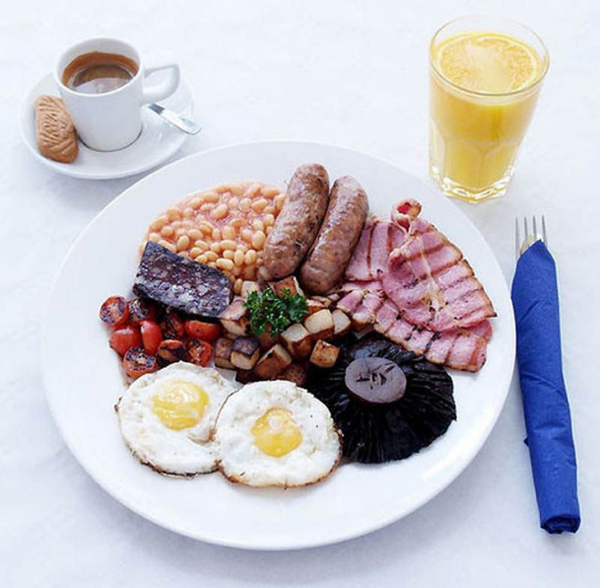 Café da manhã inglês