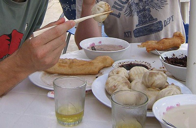 Mongolian breakfast