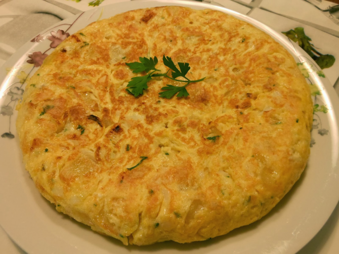 Bramborová omeleta