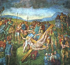 Crucifixion of San Pedro