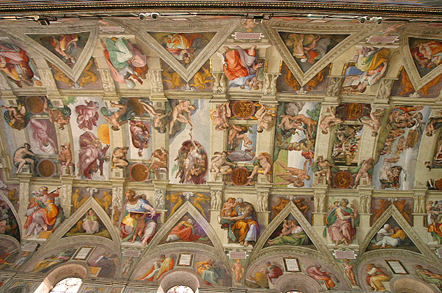 Gewölbe der Sixtinischen Kapelle