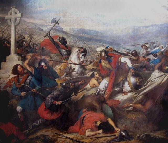 Schlacht bei Poitiers: "Von Historikern als Schlacht mehr als entscheidend für die Zukunft der europäischen Religion angesehen"
