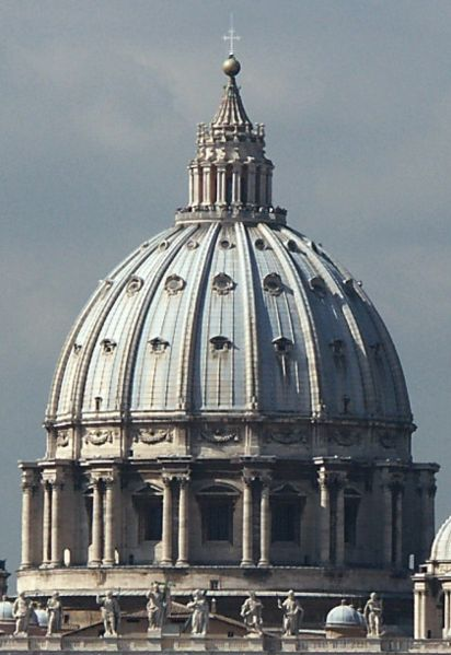 St. Peter's dome of the Vatican