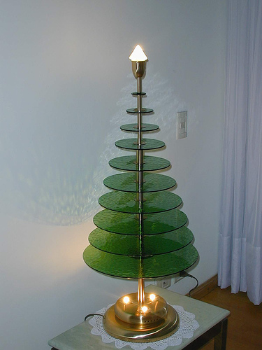 Рождественская елка лампа
