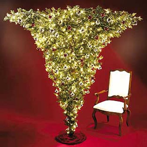 Christmas tree upside down