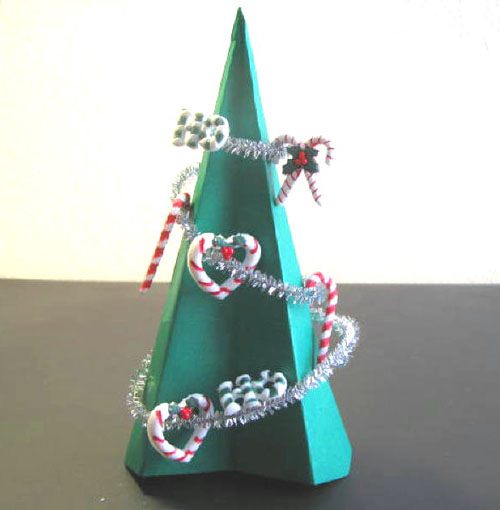 Origami Weihnachtsbaum